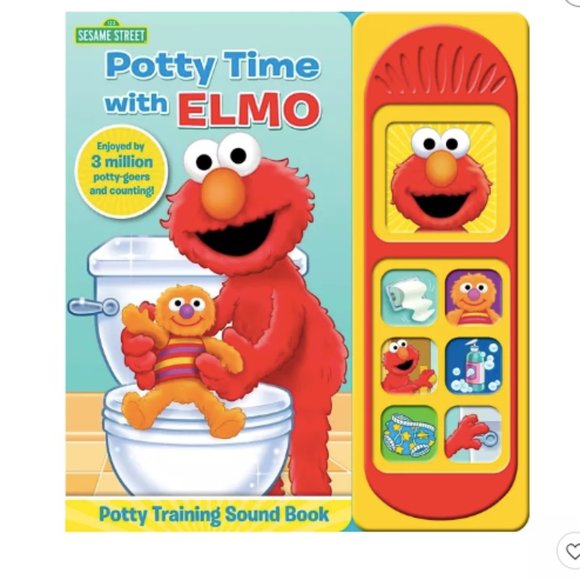 Sesame Street Potty Time with Elmo Sound Book - (Board Book) - Picture 1 of 5